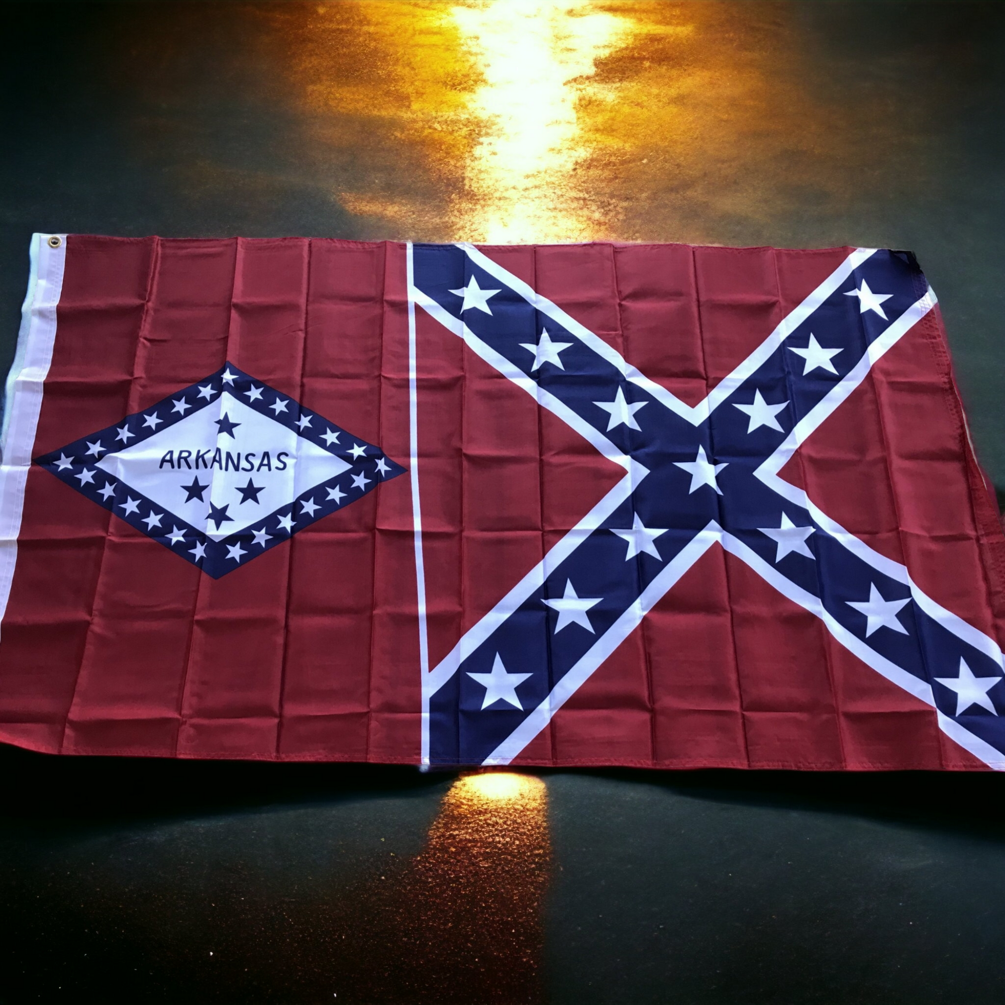 Arkansas Battle Flag Combo