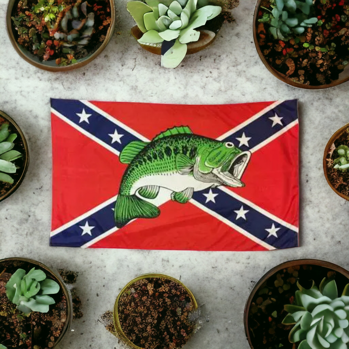 Battle Flag w/ Bass