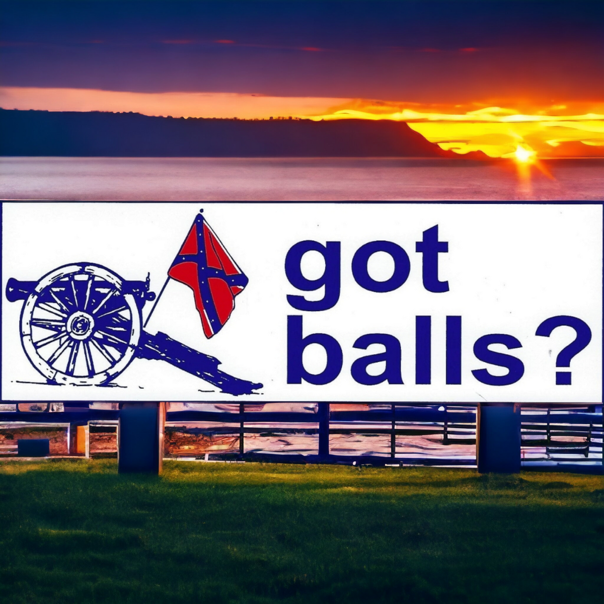 Got Balls Cannon Sticker