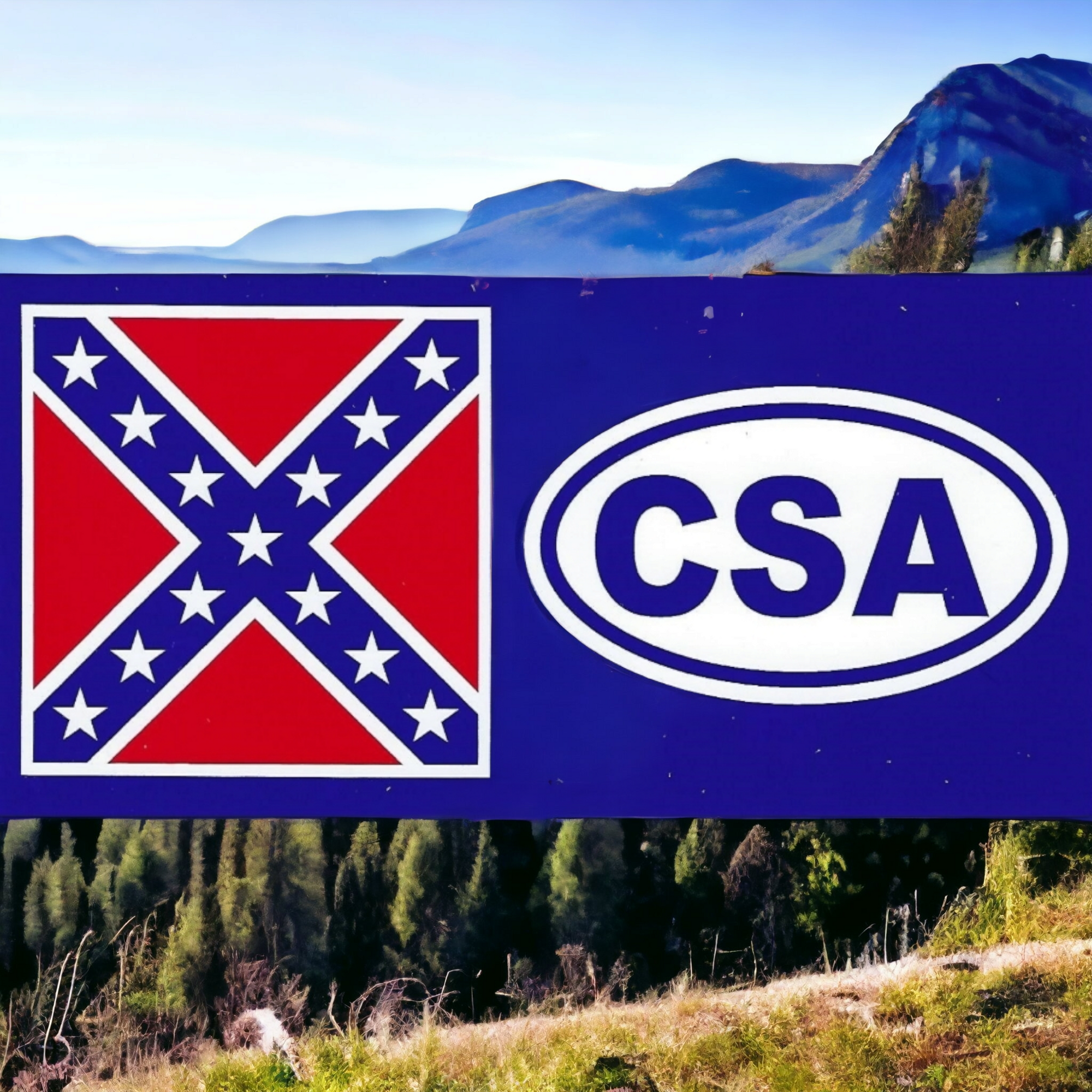 CSA / Battle Flag Sticker