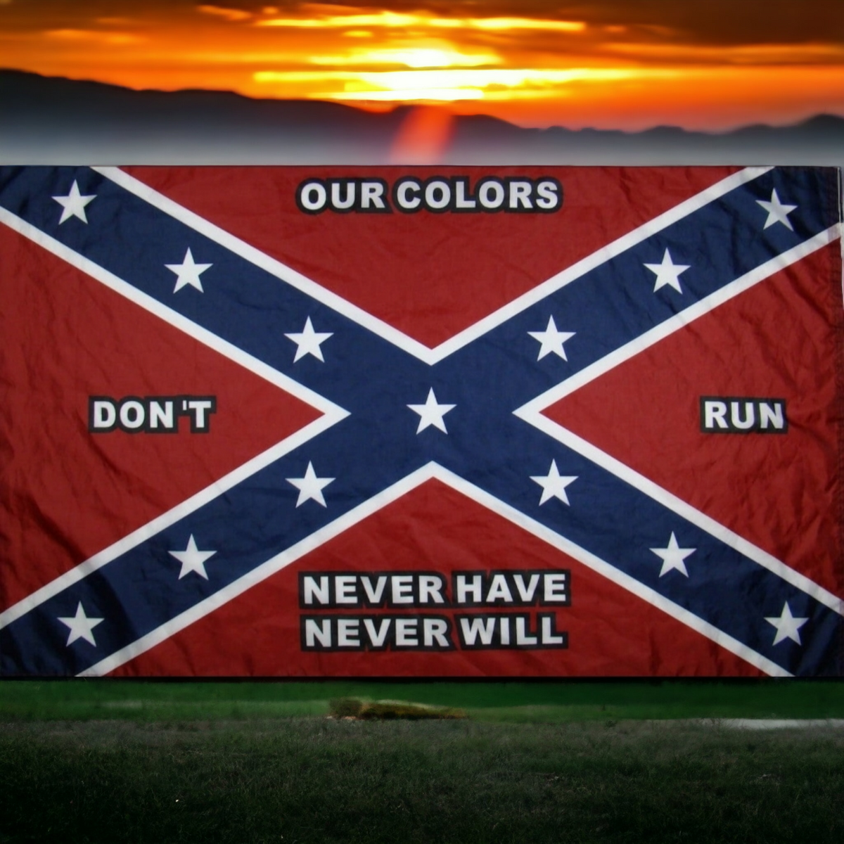 Our Colors Didn&#39;t Run Flag
