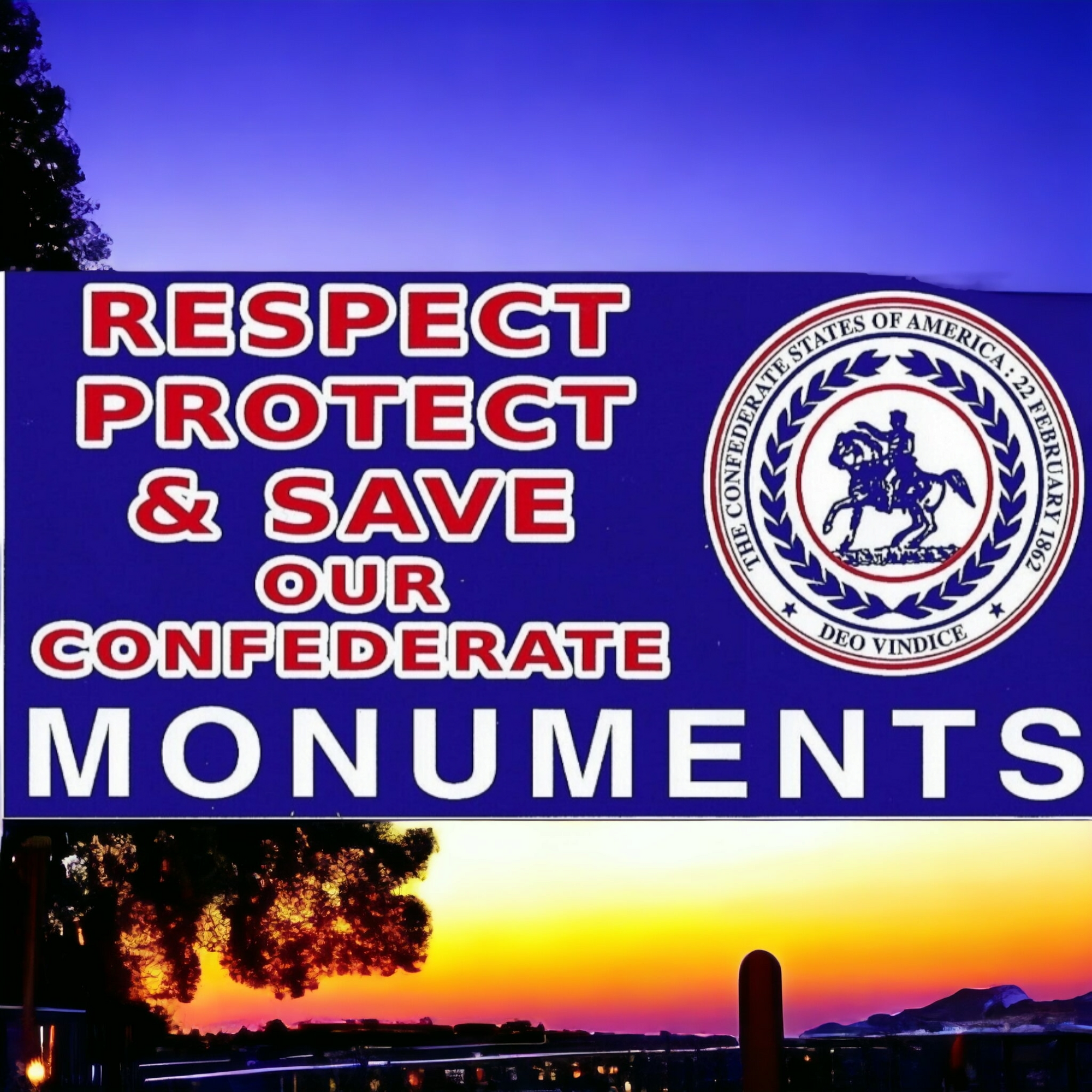 Respect, Protect, And Save Our Monuments Sticker