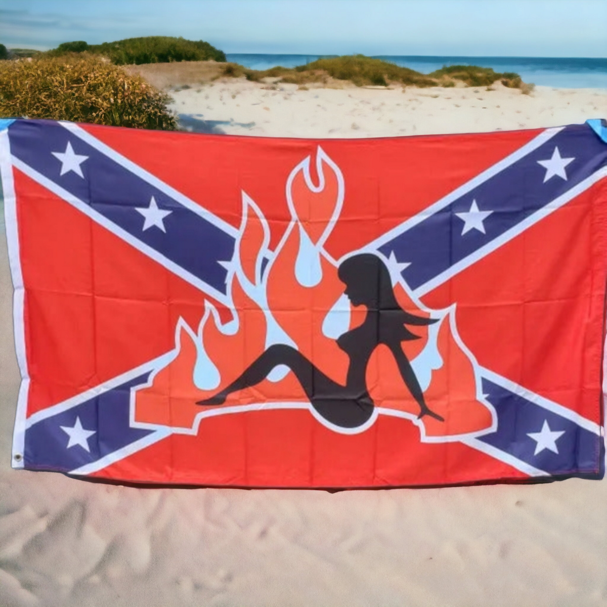 Battle Flag W/ Lady