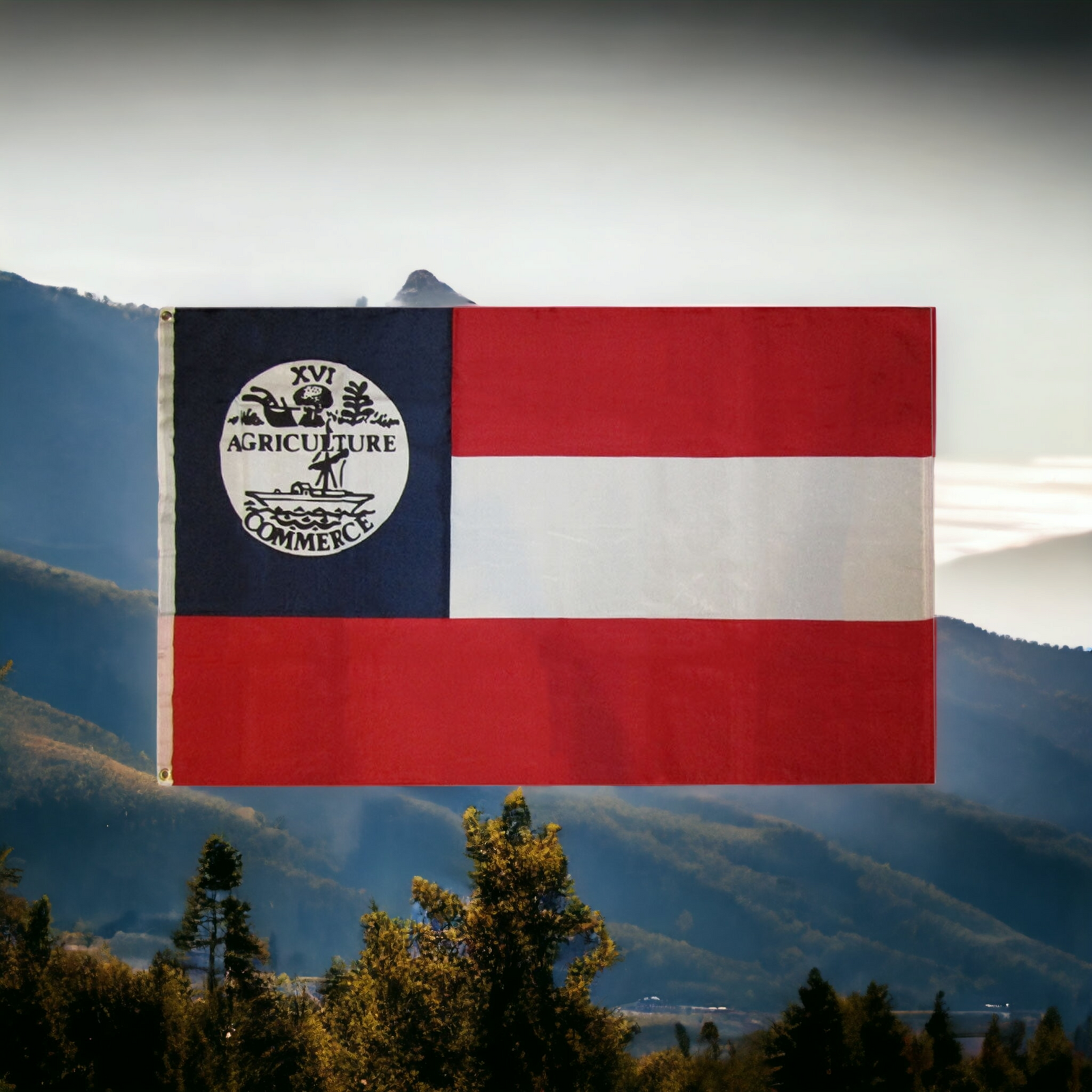 Tennessee CSA 1861 State Flag