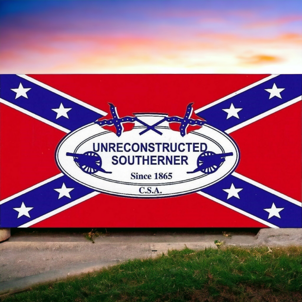Unreconstructed Southerner Since 1865 Sticker