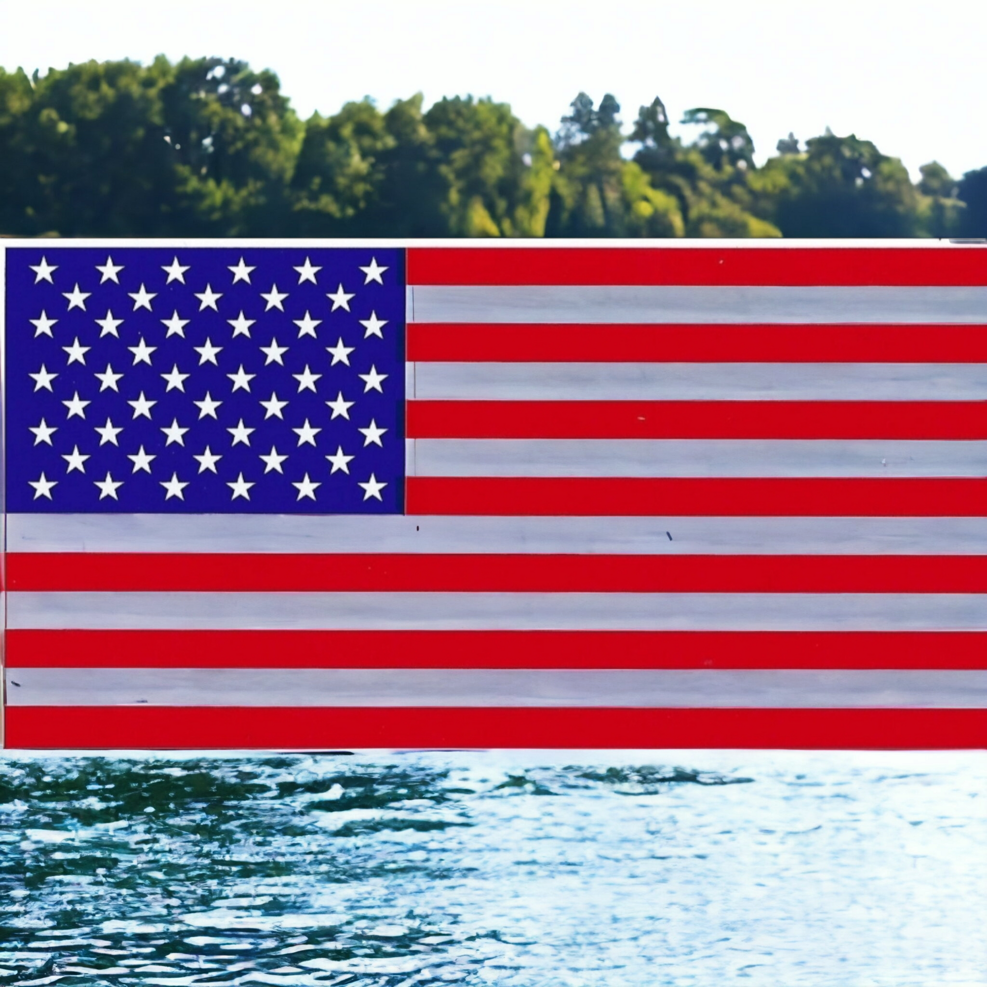 US Flag / American Flag - Rectangle Sticker