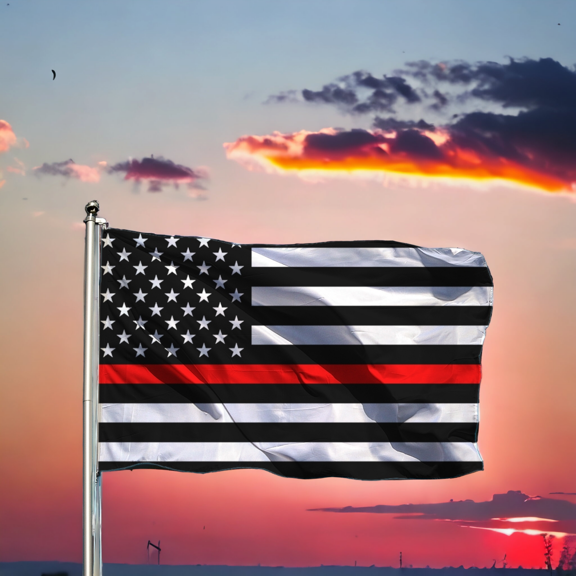 American Red Lives Matter Flag v1