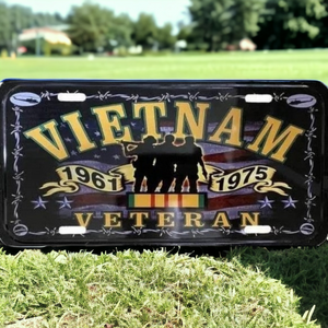 Vietnam Veteran Car Tag