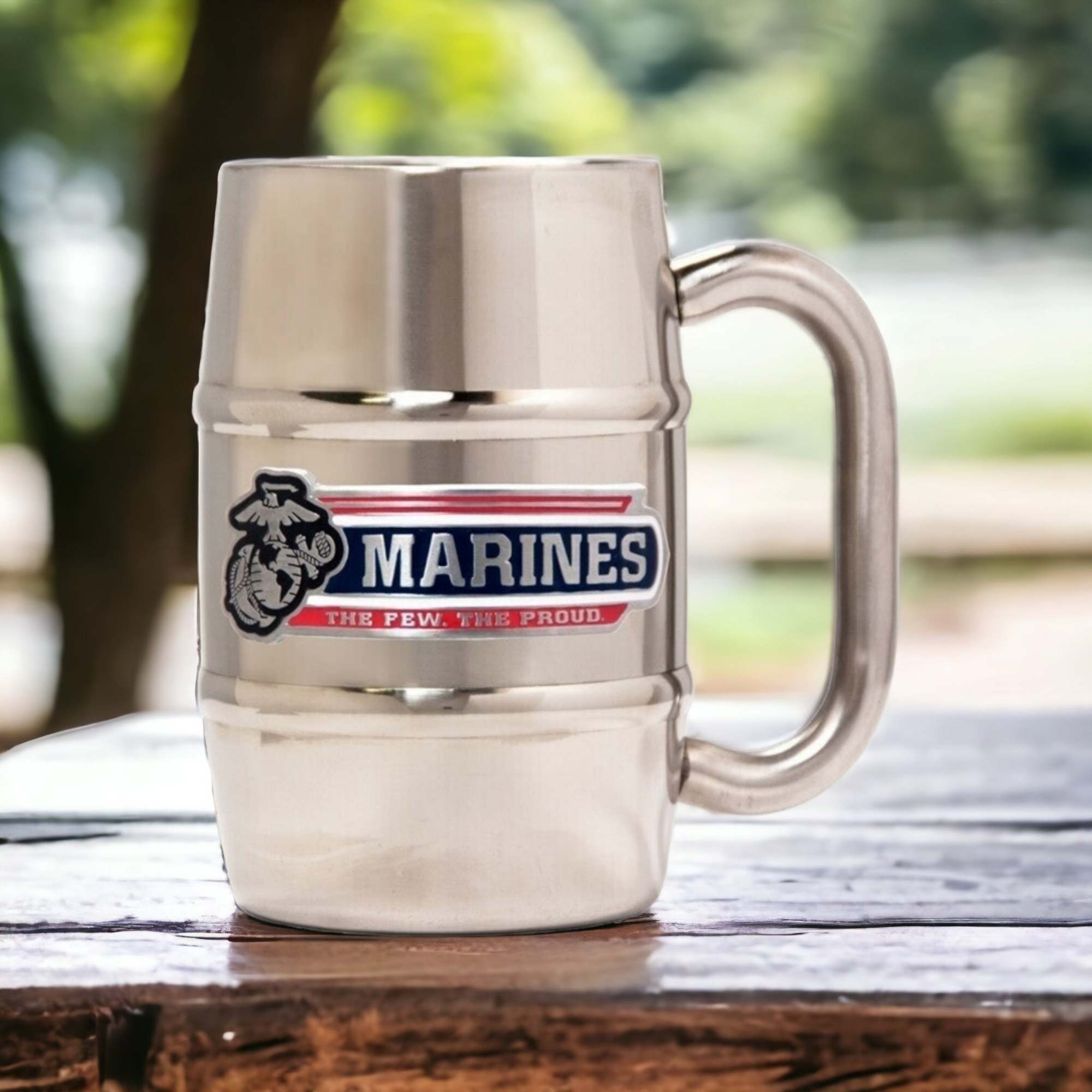 US Marine Corps Stainless Steel Insulated Barrel Mug
