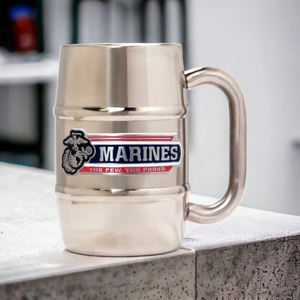 US Marine Corps Stainless Steel Insulated Barrel Mug