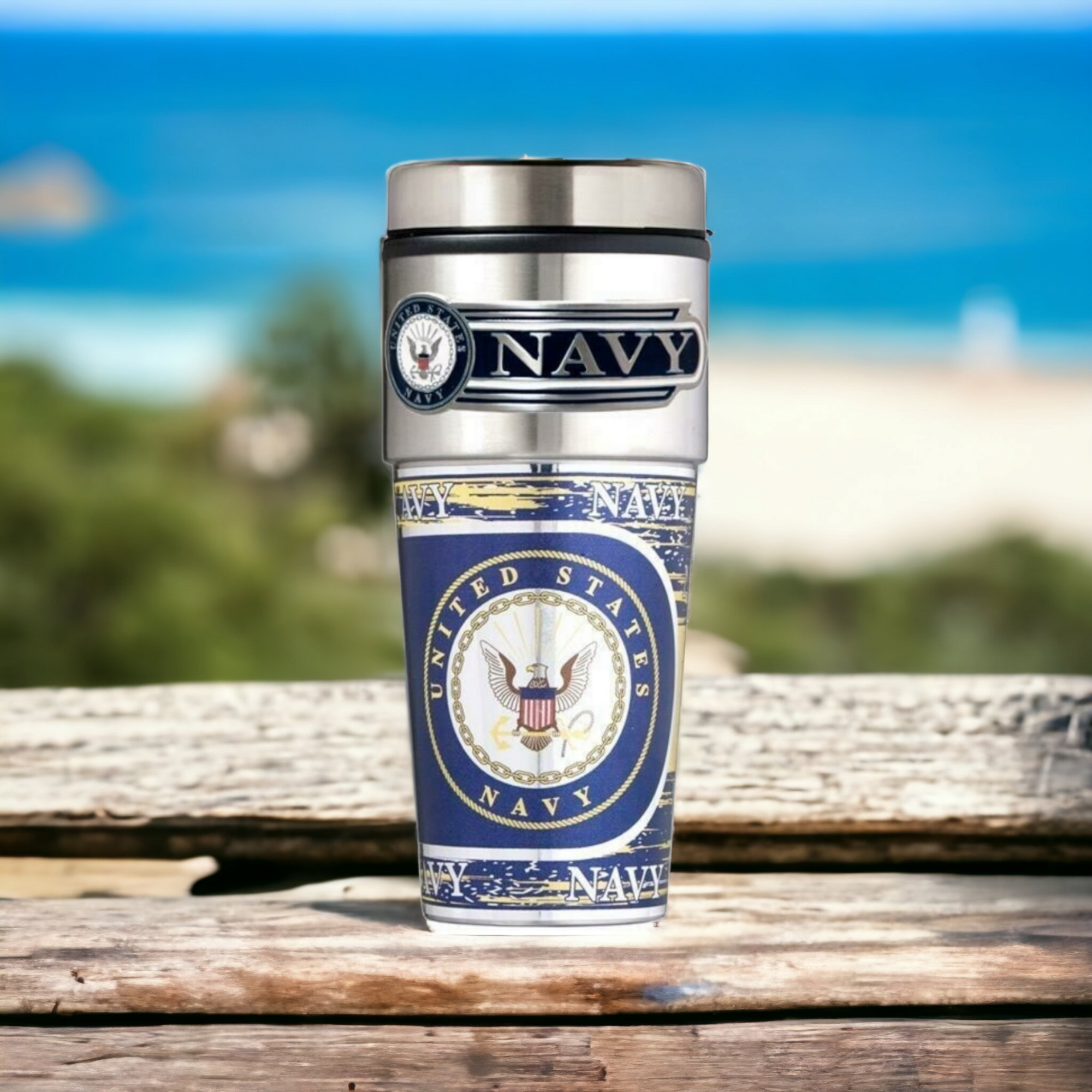 US Navy Stainless Steel 16 oz Tumbler