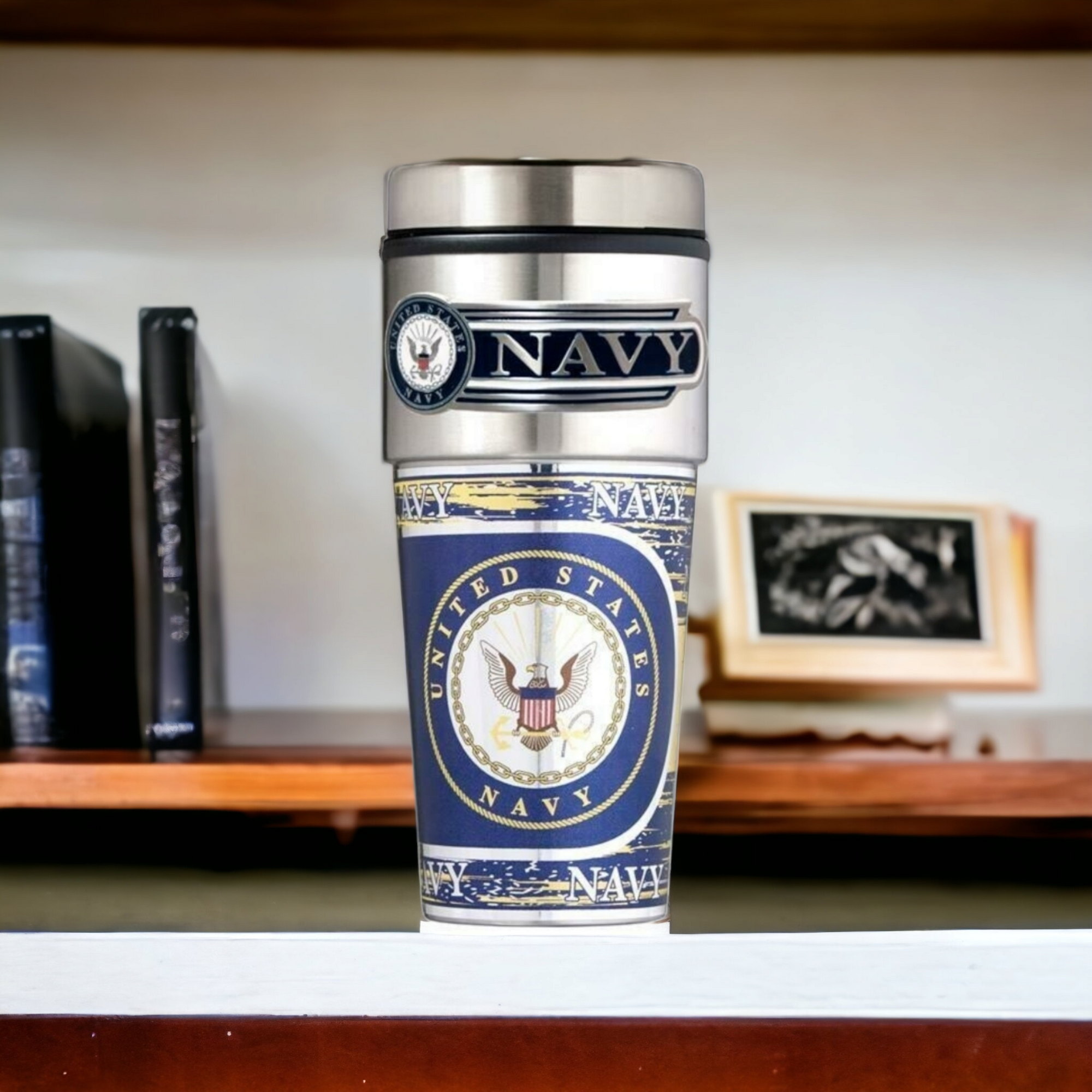 US Navy Stainless Steel 16 oz Tumbler