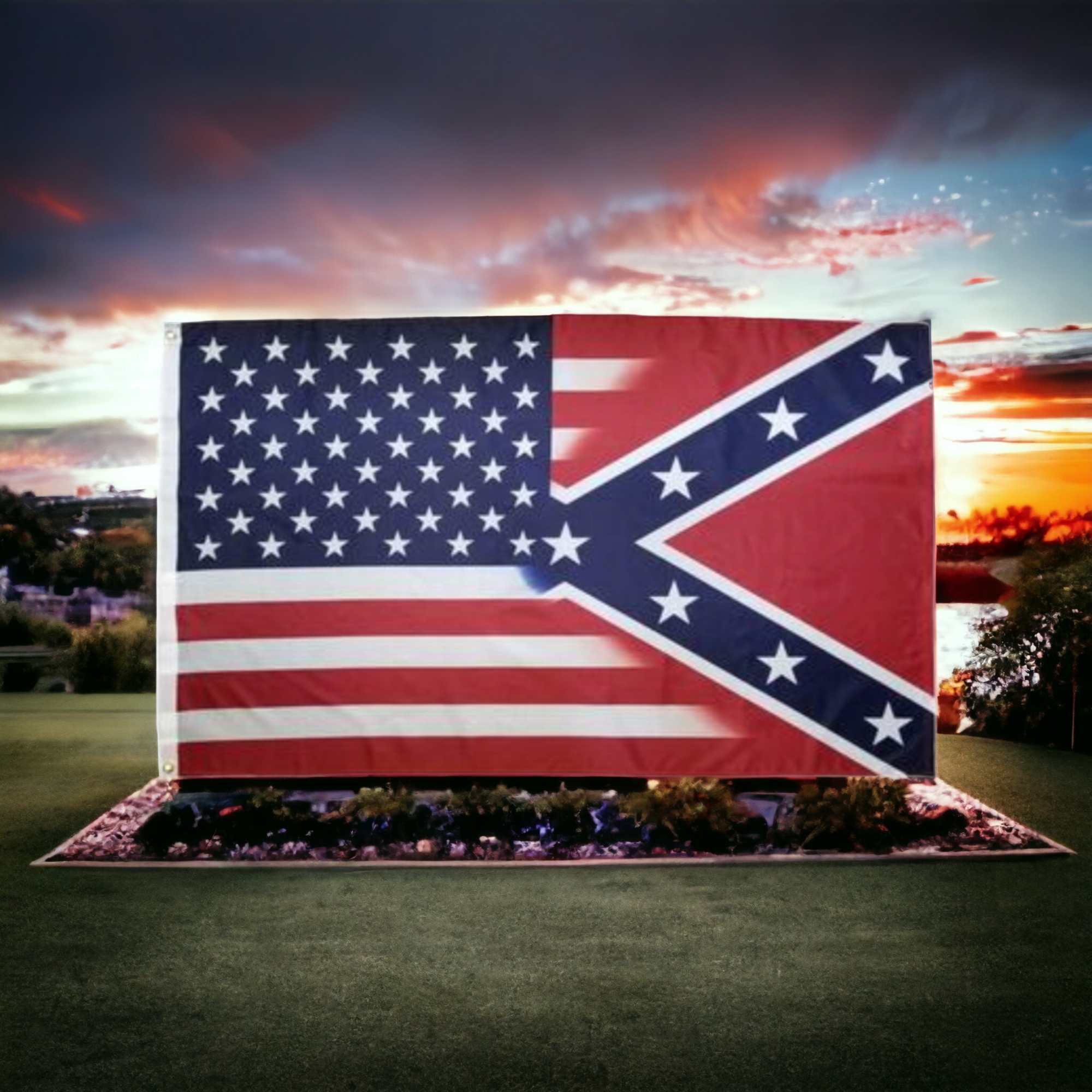 US Battle Flag Combo