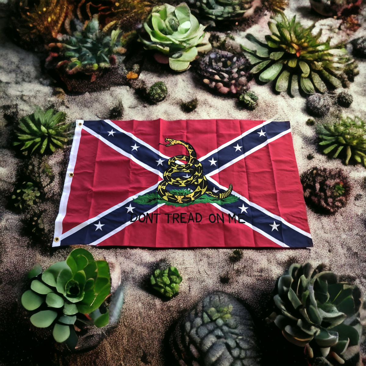 Battle Flag w/ Don't Tread on Me
