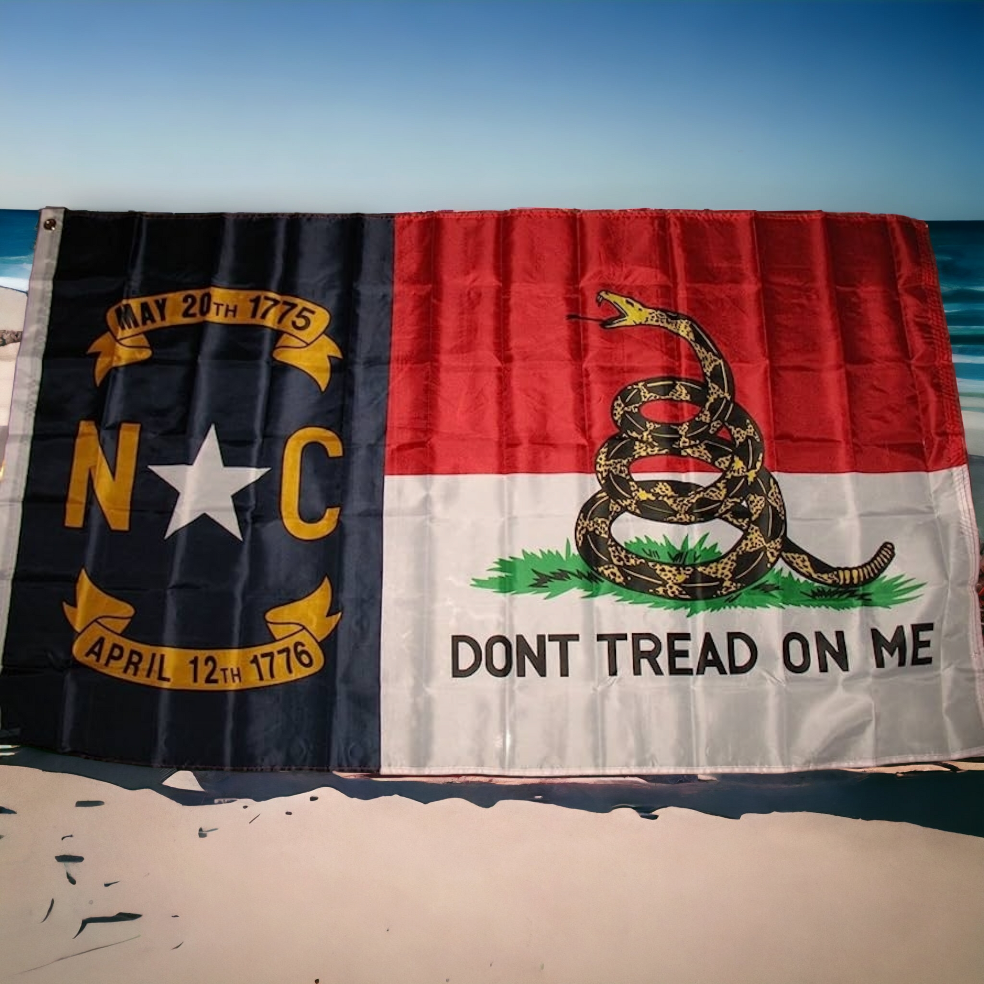 Gadsden North Carolina Combo Flag