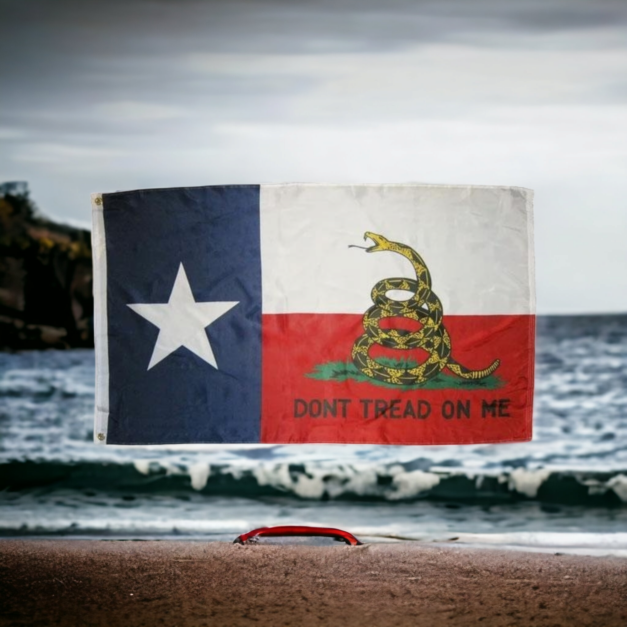 Gadsden Texas Combo Flag
