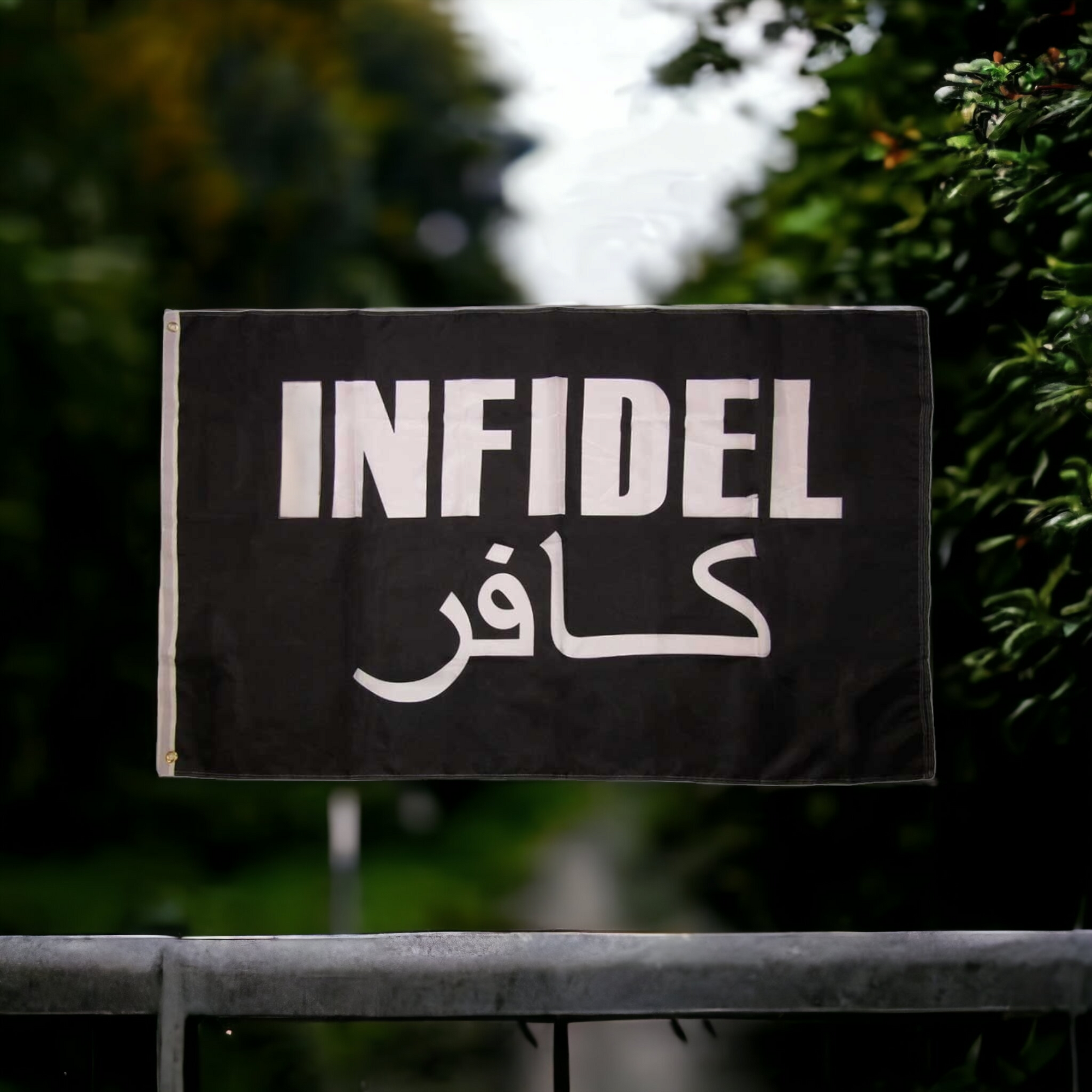 Infidel Flag - Black