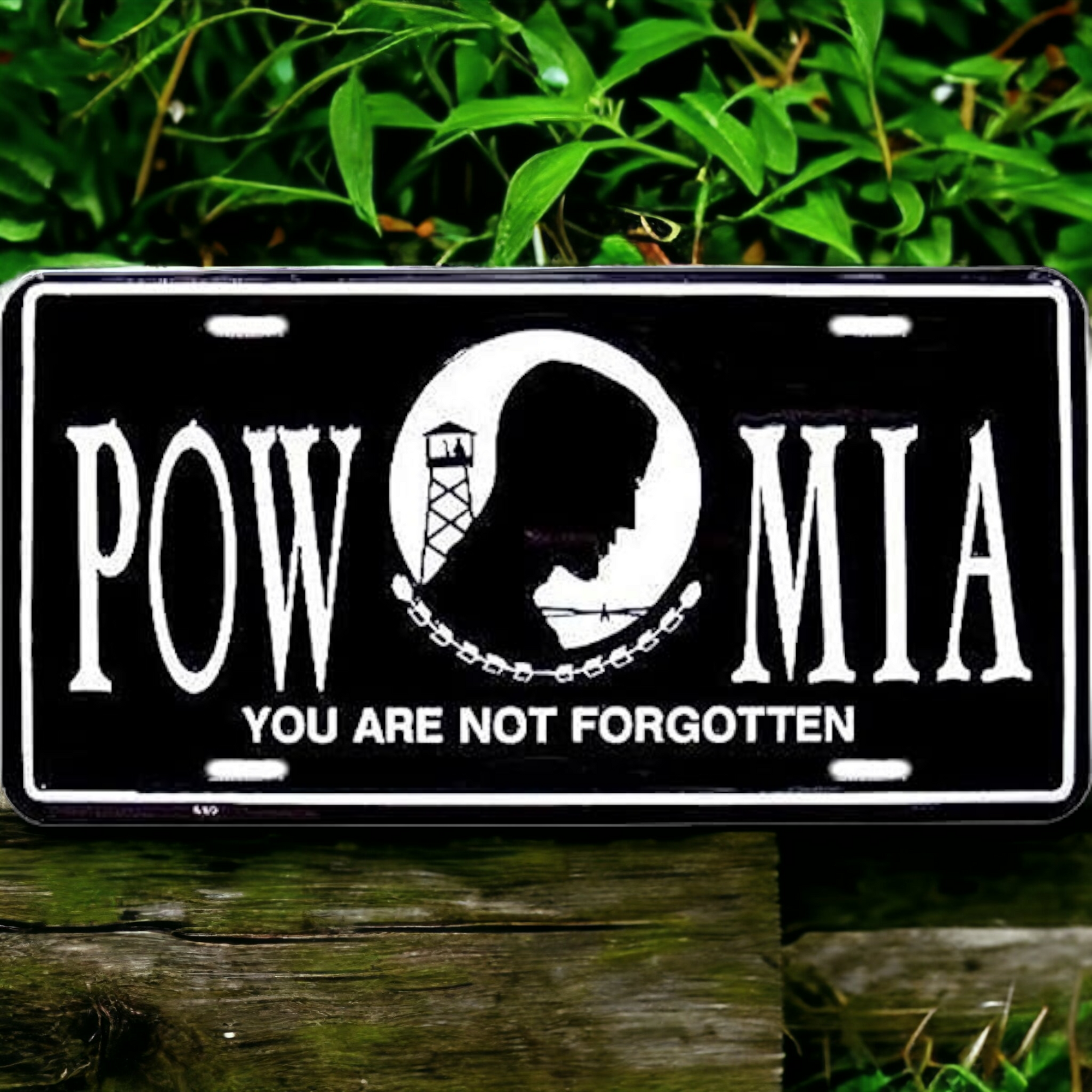 POW / MIA Military Car Tag