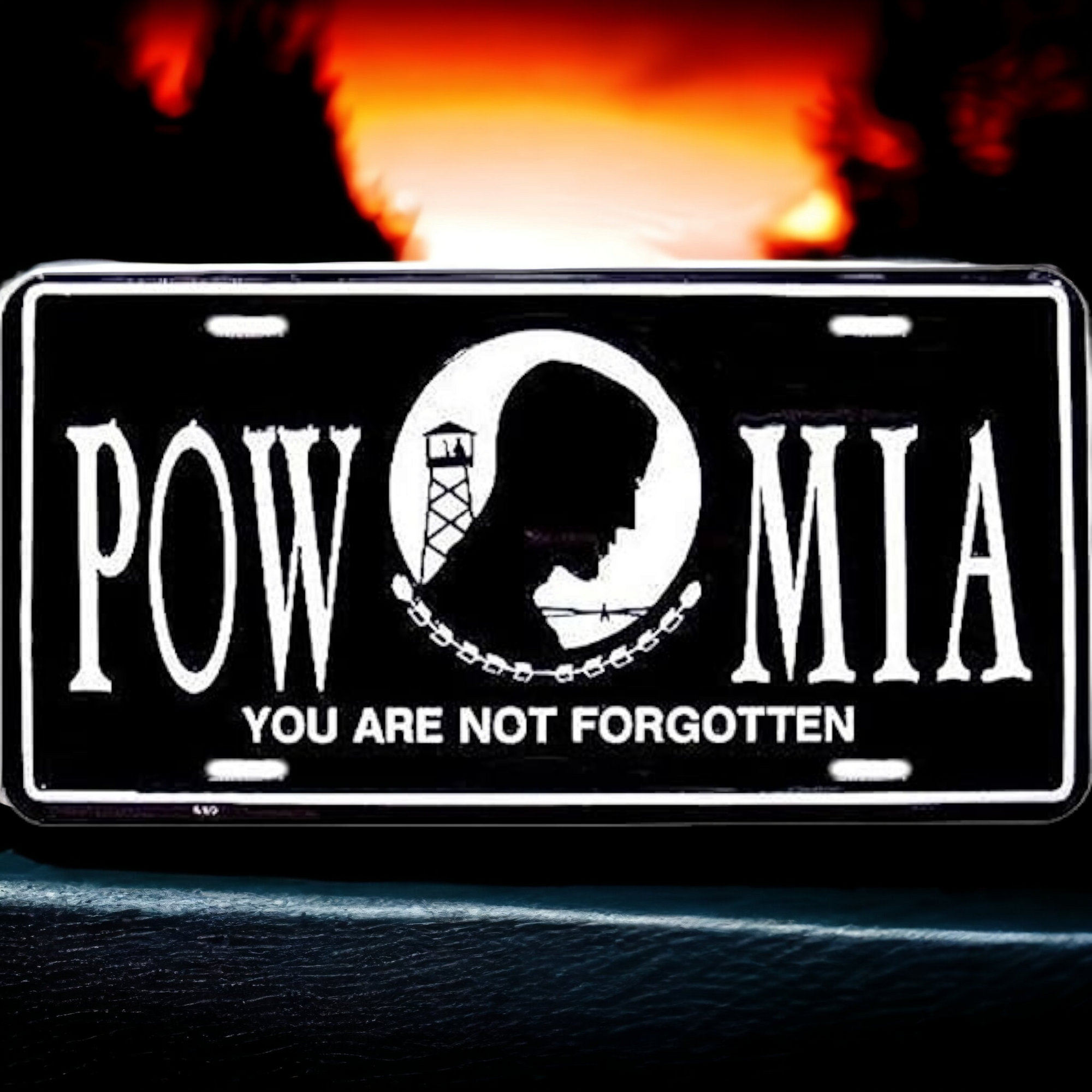 POW / MIA Military Car Tag