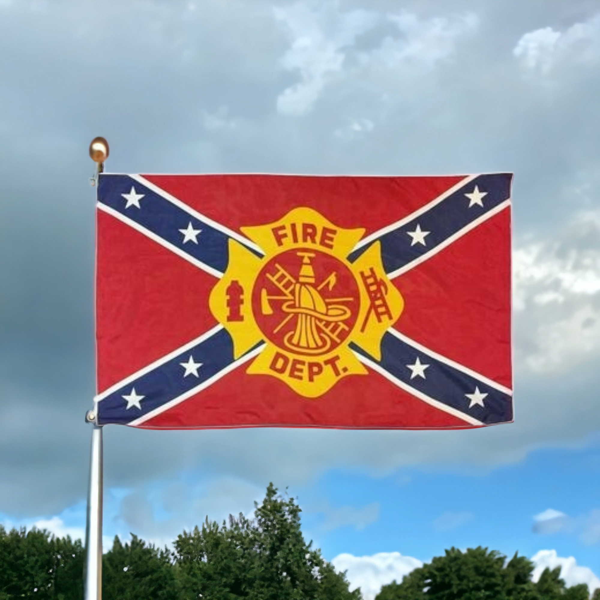 Fire Department Battle Flag