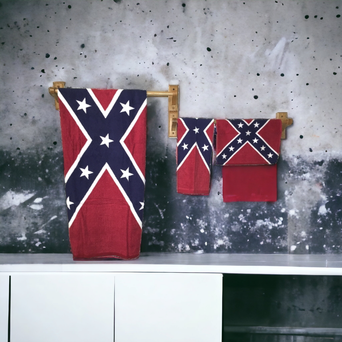 Battle Flag 3 Piece Towel Set