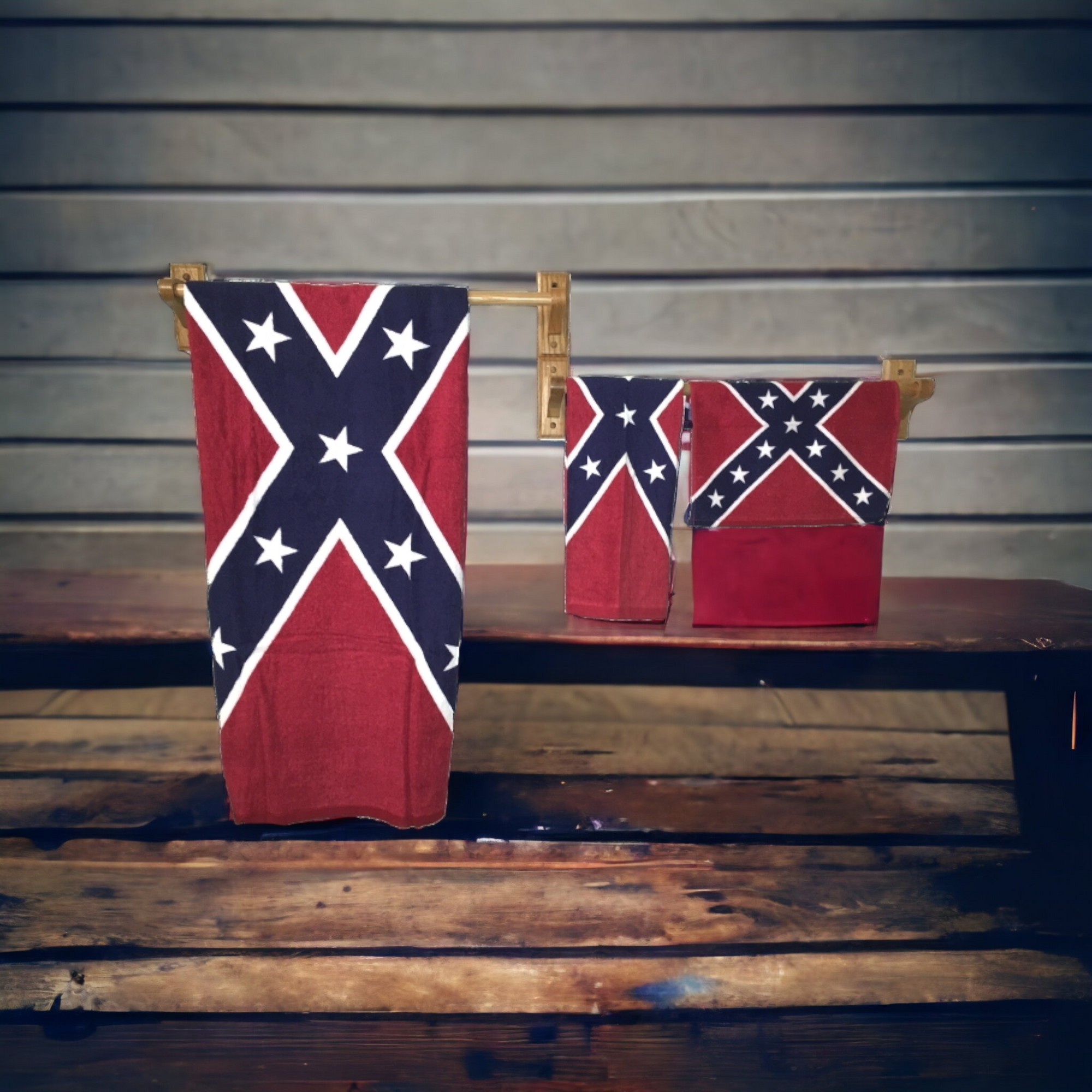 Battle Flag 3 Piece Towel Set