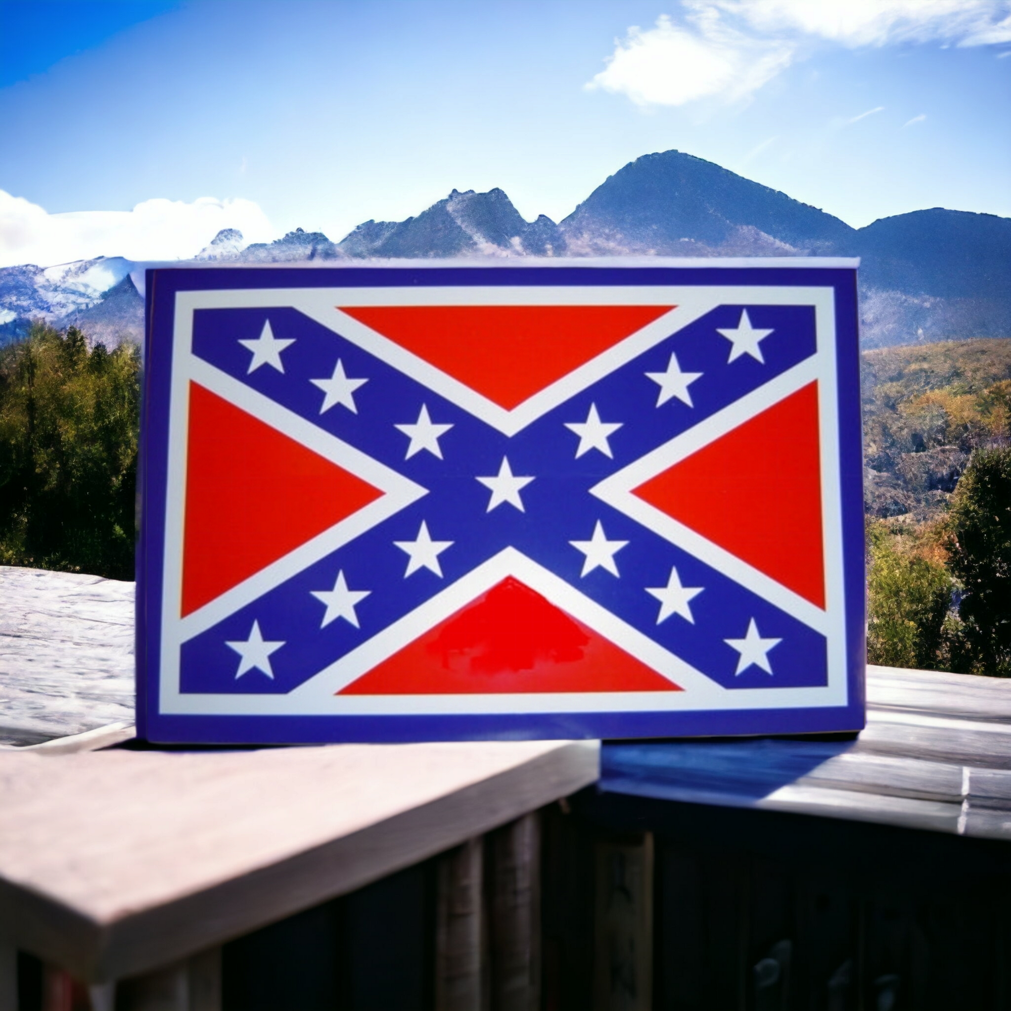 Battle Flag Sticker XL