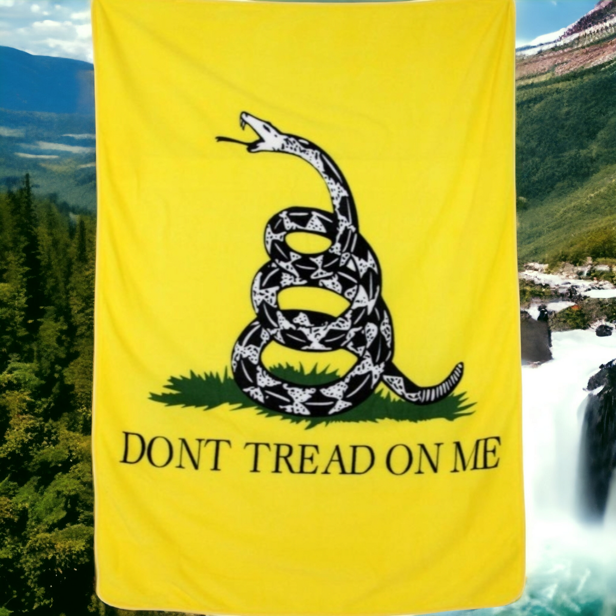 Don&#39;t Tread On Me Fleece Throw Blanket