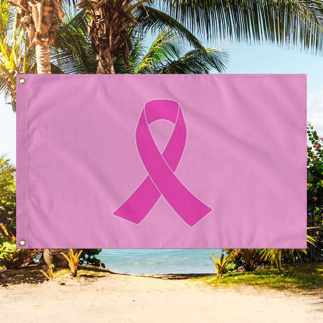 Pink Ribbon (Breast Cancer Awareness) Flag