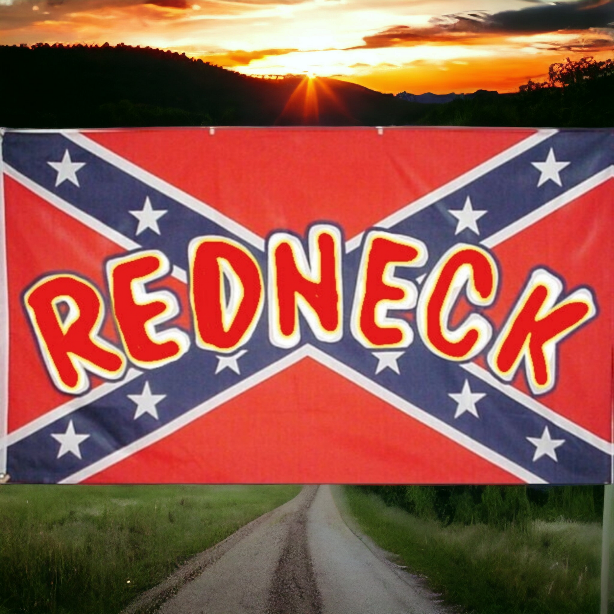 Redneck On The Battle Flag