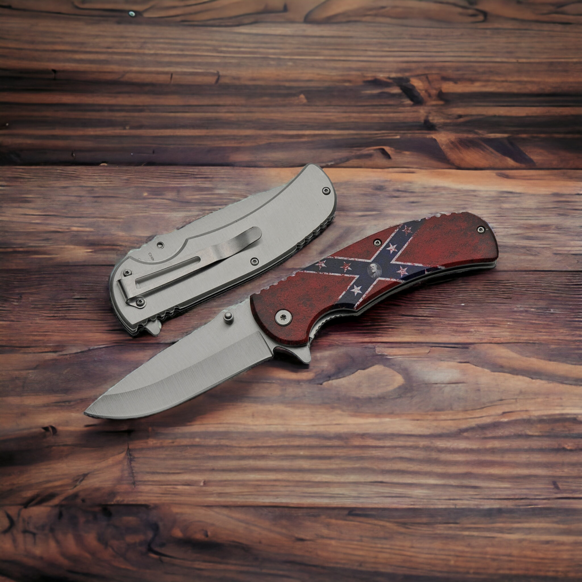 General Lee Center Star Folding Knife