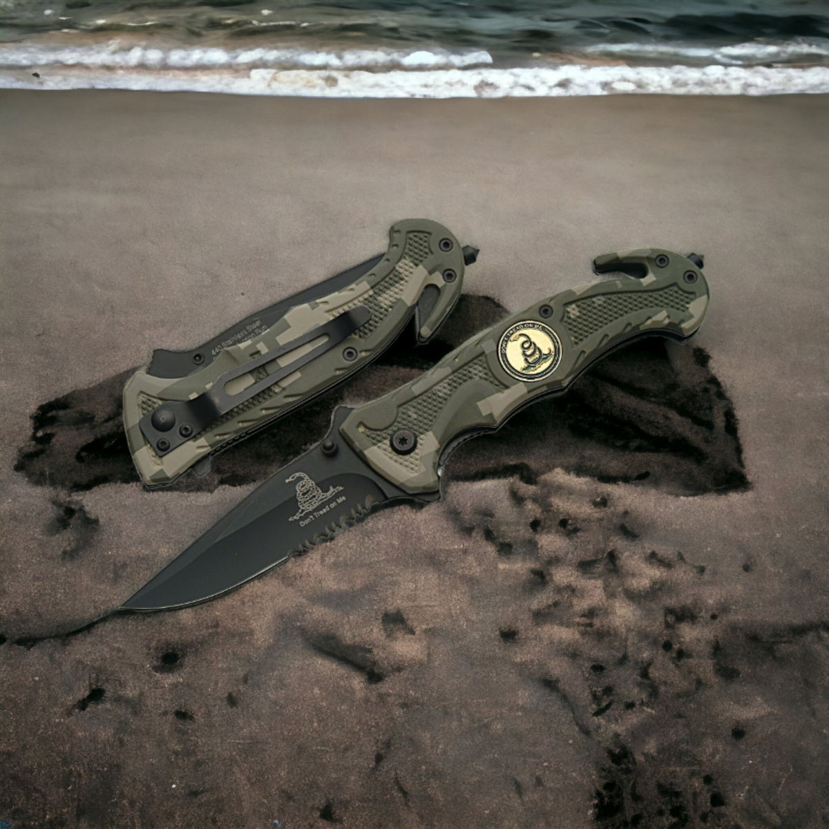 Don&#39;t Tread On Me Tactical Folding Knife