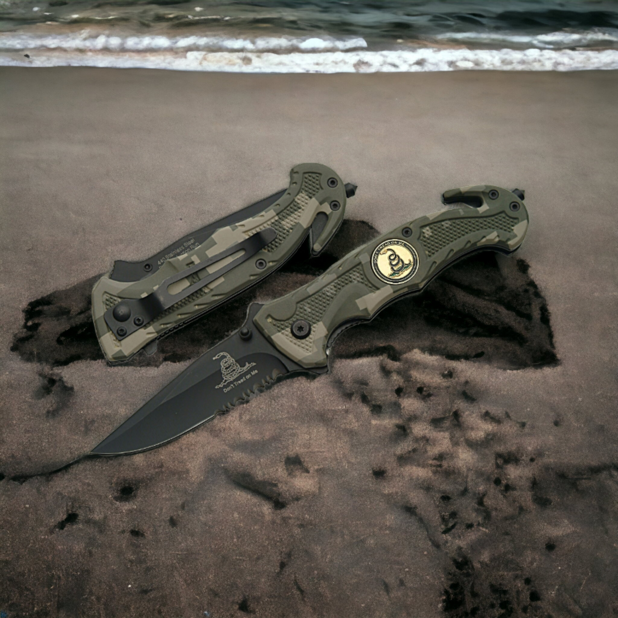 Don't Tread On Me Tactical Folding Knife