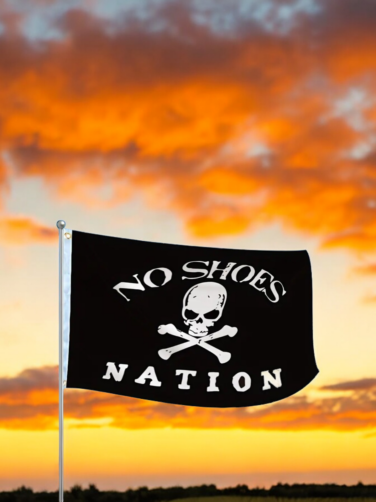 No Shoes Nation Flag