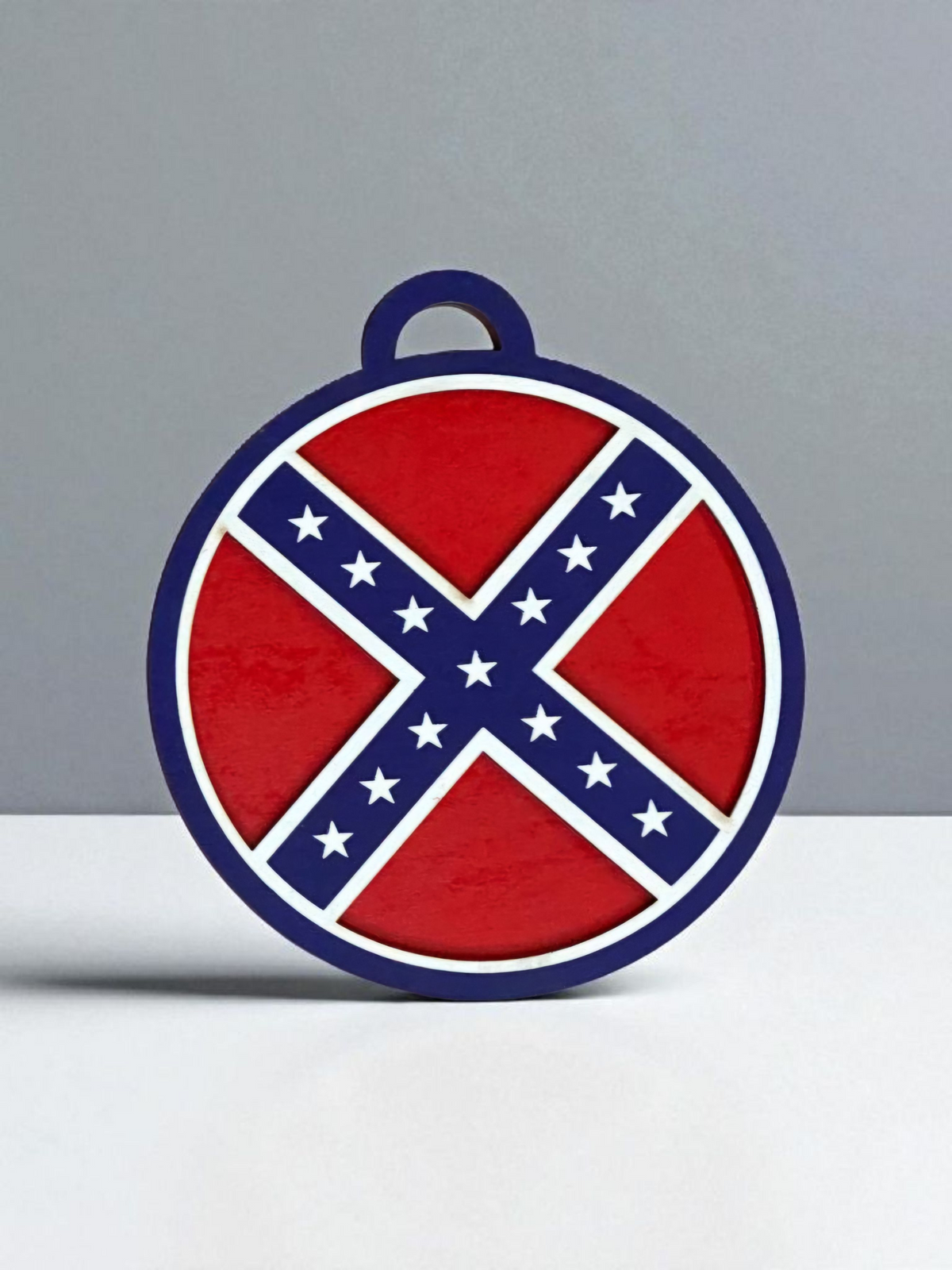 Battle Flag Christmas Wooden Ornament