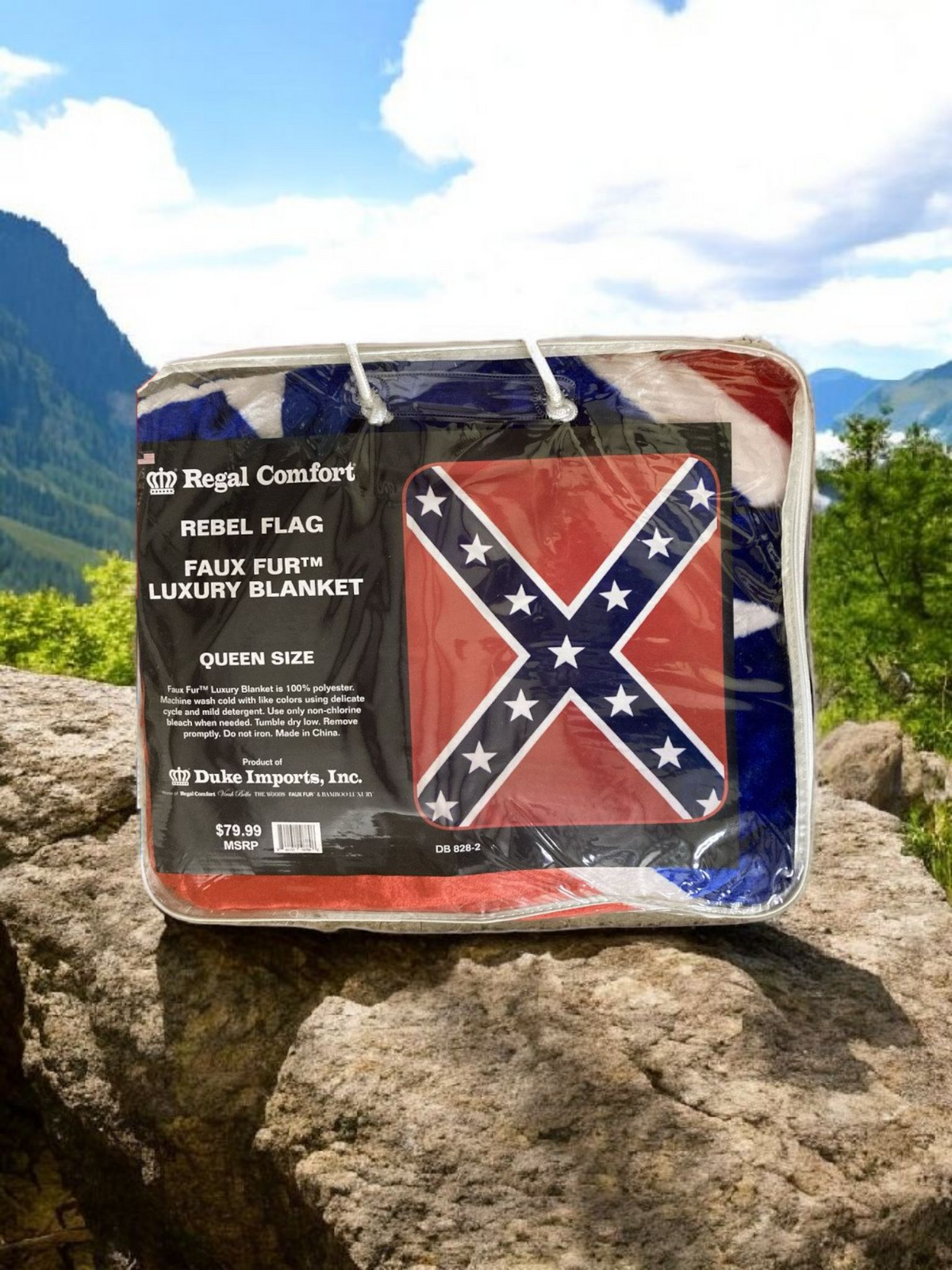 Battle Flag Mink Blanket