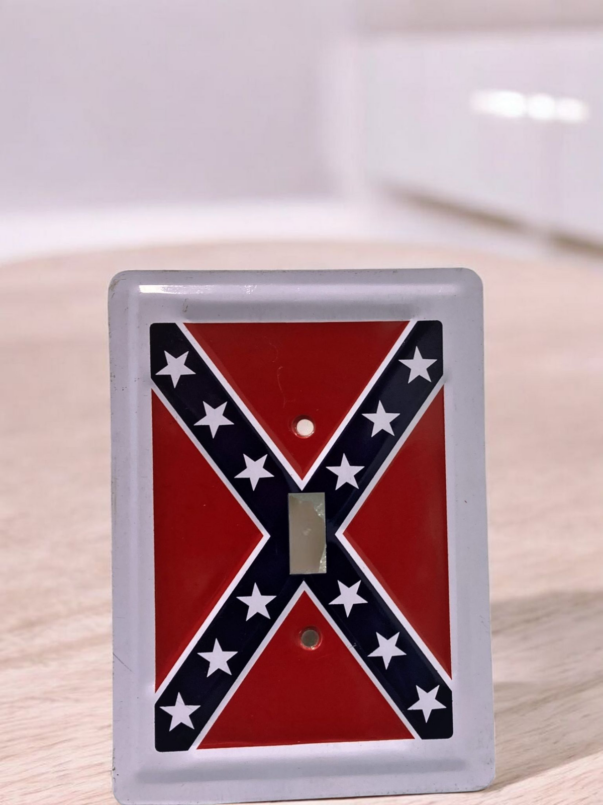 Battle Flag Metal Light Switch Plate Cover