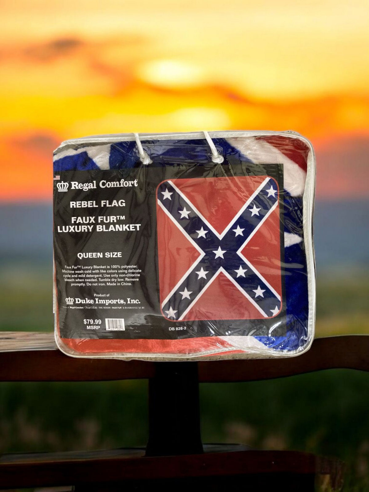 Battle Flag Mink Blanket