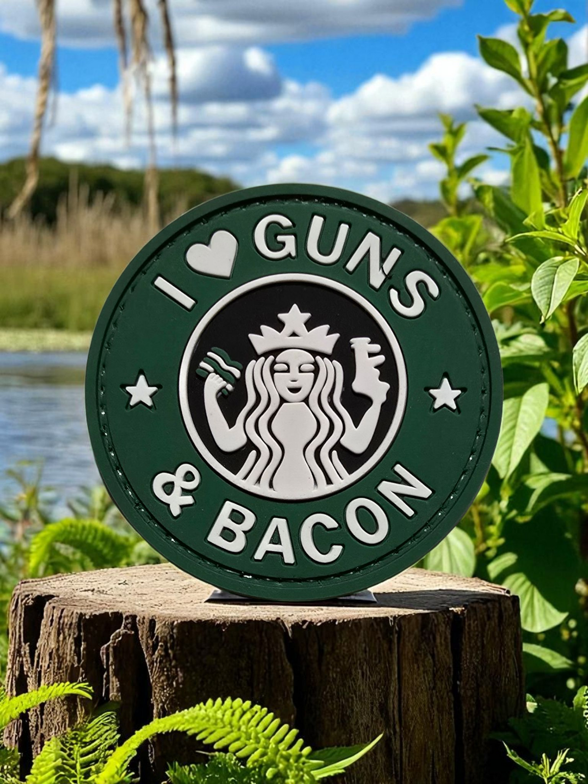 I Love G&B PVC Patch