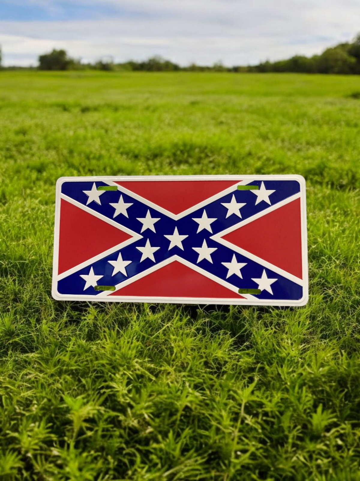 Battle Flag License Plate