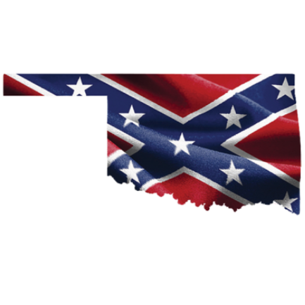 Oklahoma Battle Flag - Sticker by Dixie Outfitters®