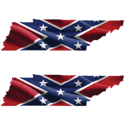 Tennessee Battle Flag Sticker - Sticker by Dixie Outfitters®