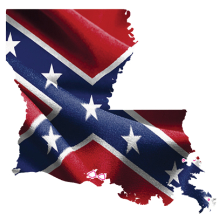 Louisiana Battle Flag - Sticker by Dixie Outfitters®