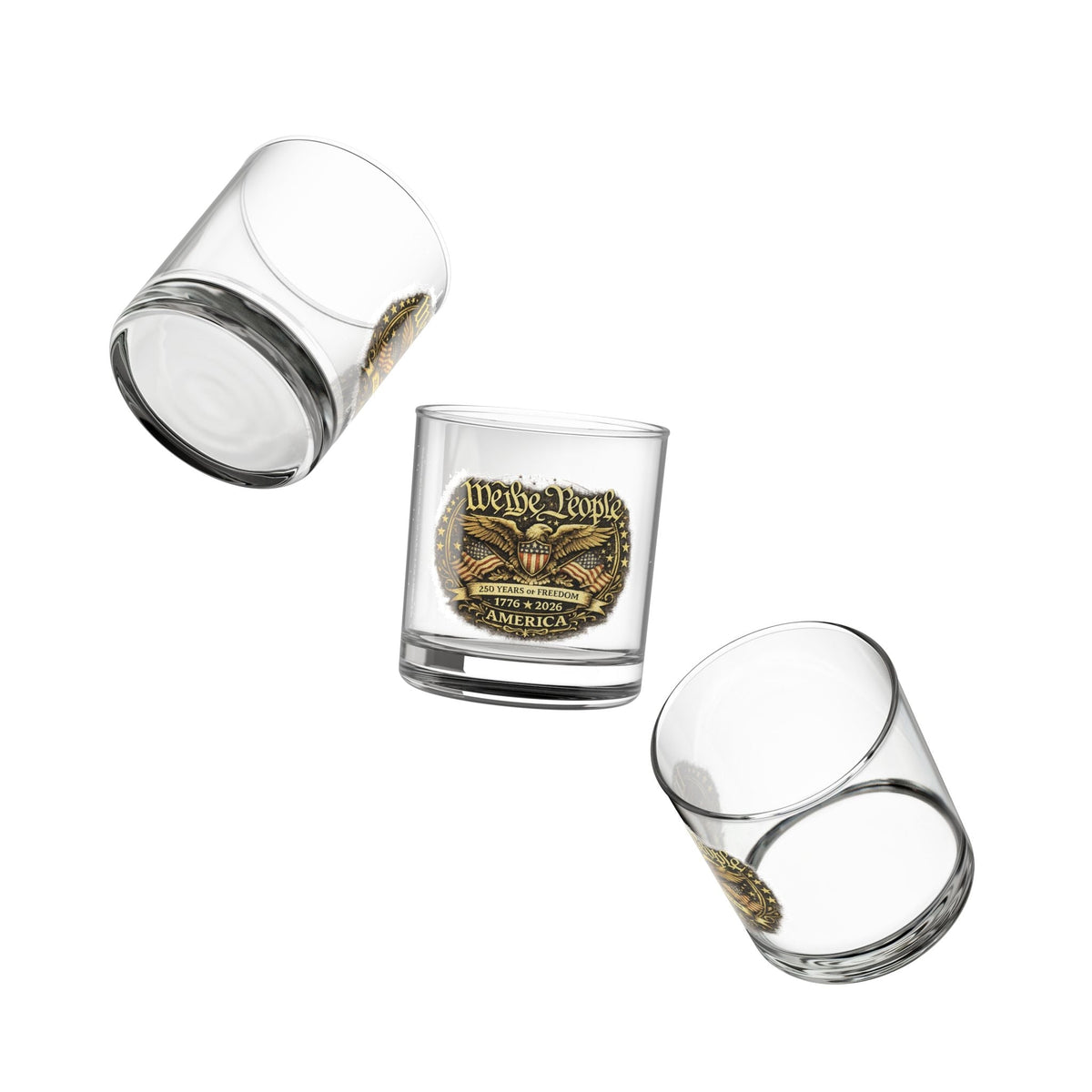 We the People – 250 Years of Freedom Heritage Glass (1776–2026 Edition)