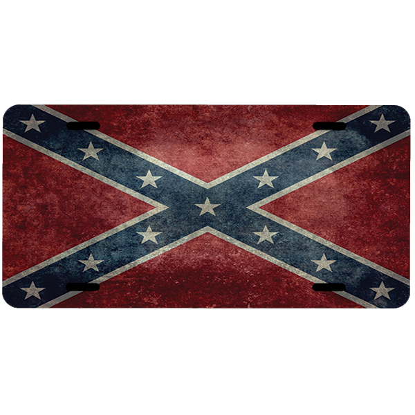 Distressed Battle Flag Car Tag By Dixie Outfitters®