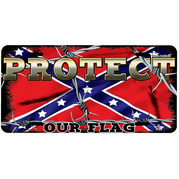 Protect Our Flag Car Tag By Dixie Outfitters®