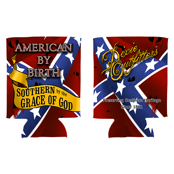 American By Birth Can Coozie By Dixie Outfitters®