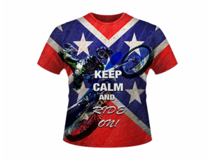Keep Calm And Ride On All Over Shirt By Dixie Outfitters®