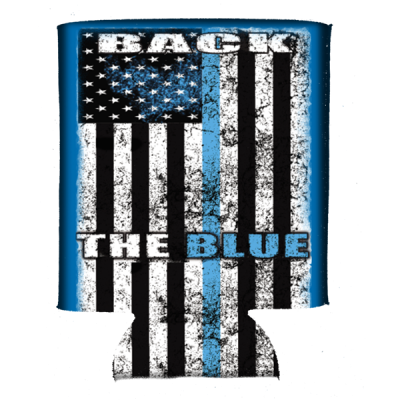 Back The Blue Can Coozie by Dixie Outfitters®
