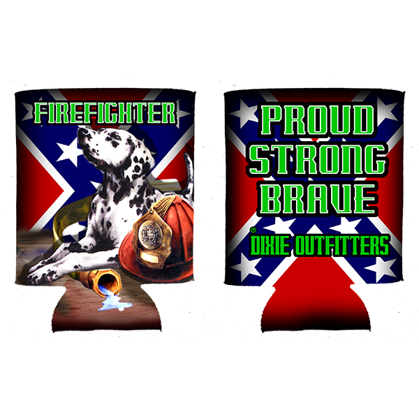 Firefighter Strong Can Coozie by Dixie Outfitters®